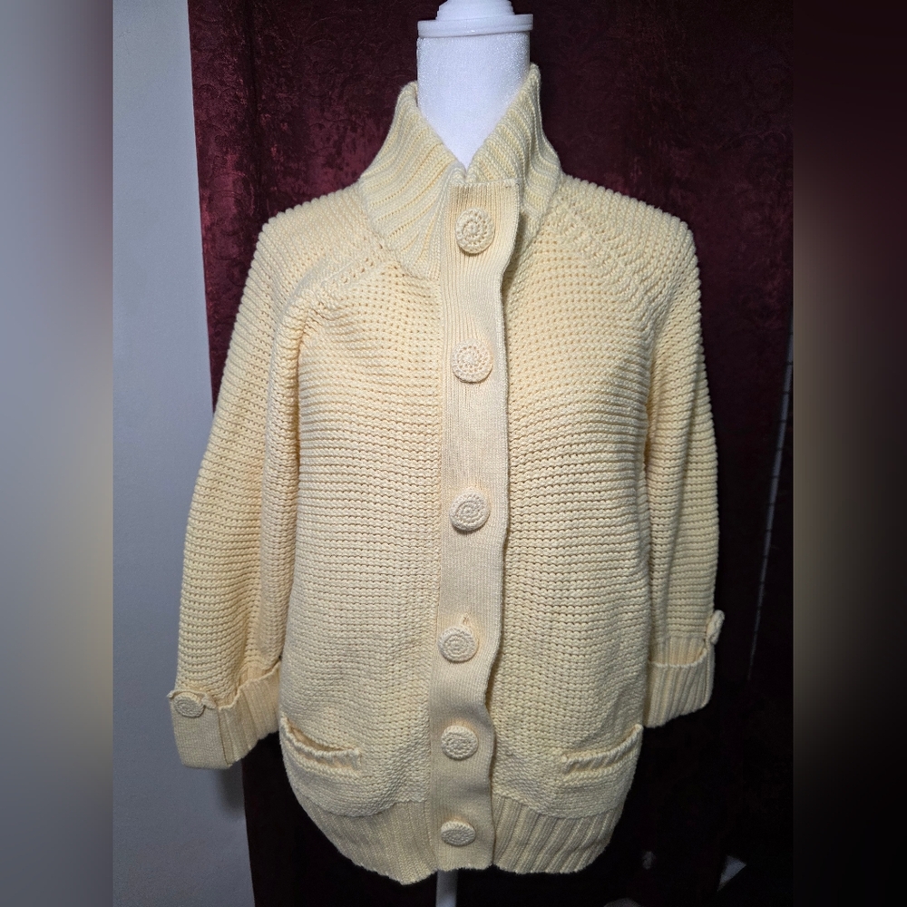 Chico's Cream Knit Sweater